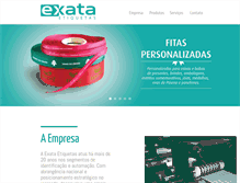 Tablet Screenshot of exataetiquetas.com.br